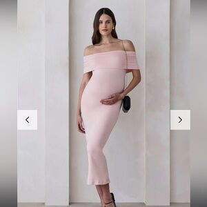 Bumpsuit Bianca Maternity Off the Shoulder Dress